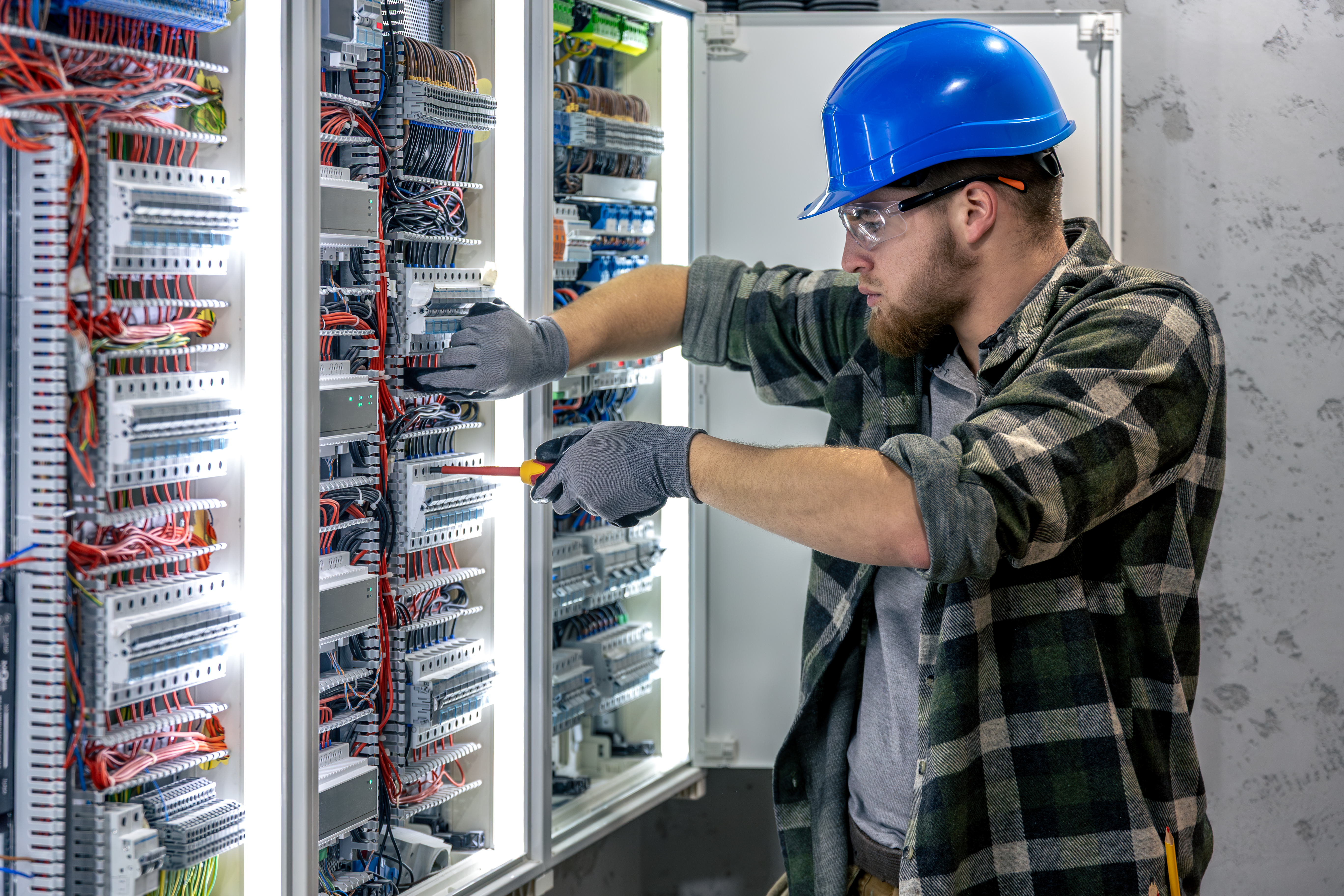 Control panel wiring
